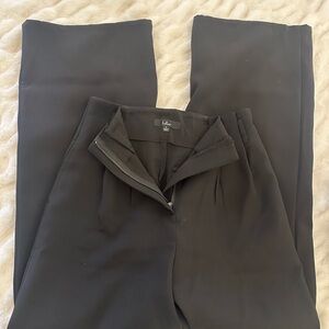 Lulus High waisted Black Trousers: size S